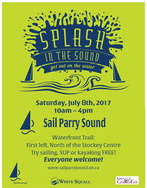 Splash in the Sound at Sail Parry Sound to celebrate Canada’s 150th!